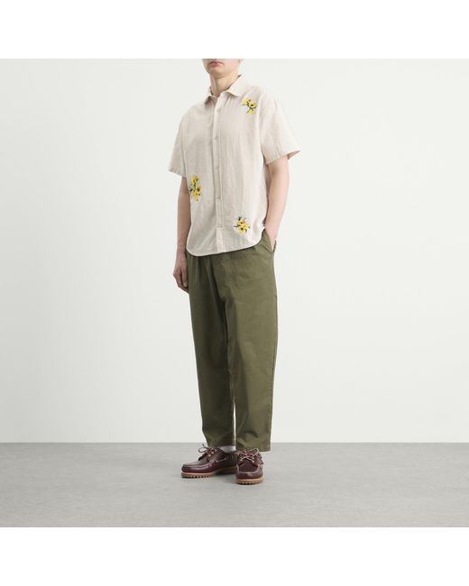 Kestin Green Twill Clyde Pants for men