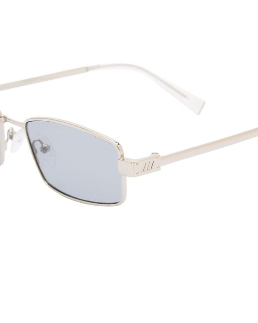 Le Specs White Bizarro Sunglasses