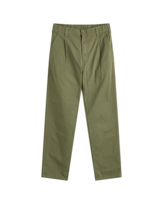 Service Works Green Drill Waiter Pant for men
