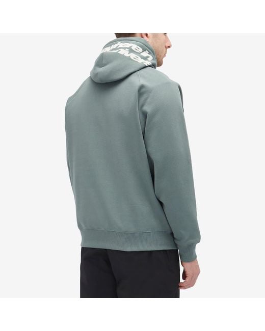 Aape By A Bathing Ape Blue Aape Croc Chest Badge Hoody for men