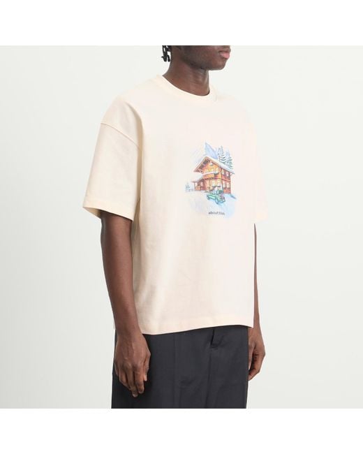 About Blank Natural Chalet T-Shirt for men