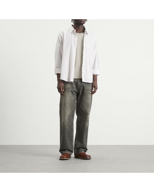 mfpen Gray Washed New T-Shirt for men