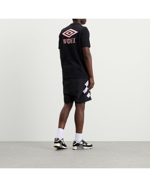 Umbro Black X Woei Logo T-Shirt for men