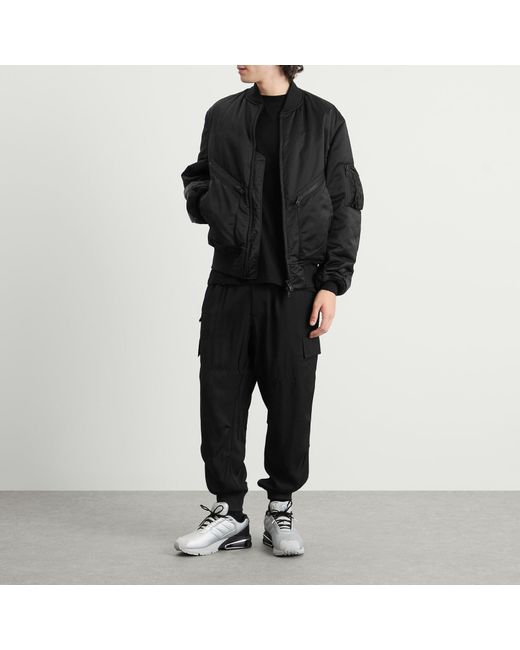 Y-3 Black Bomber Jacket for men