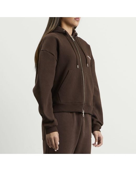 MKI Miyuki-Zoku Brown Uniform Zip Hoodie Presented By End