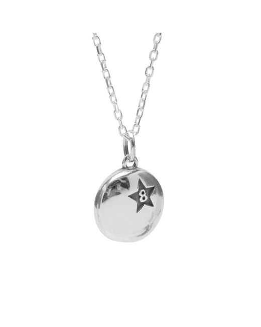 Twojeys Metallic 8 Ball Necklace