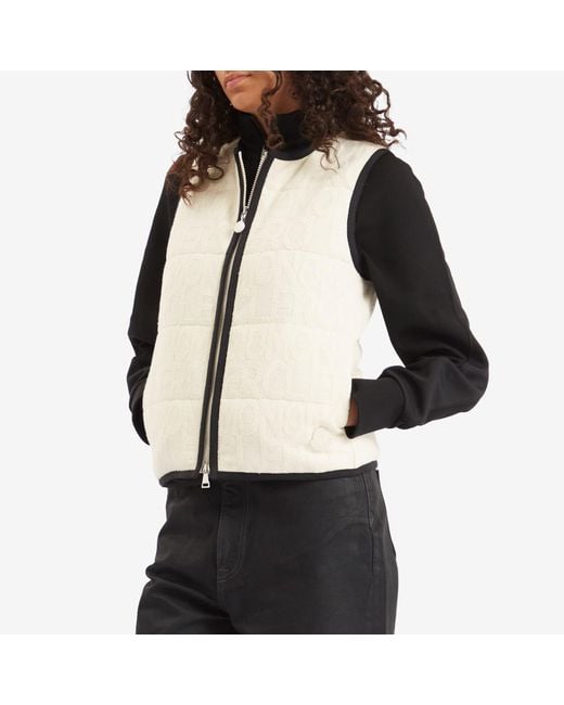 Moncler Natural Quilted Vest