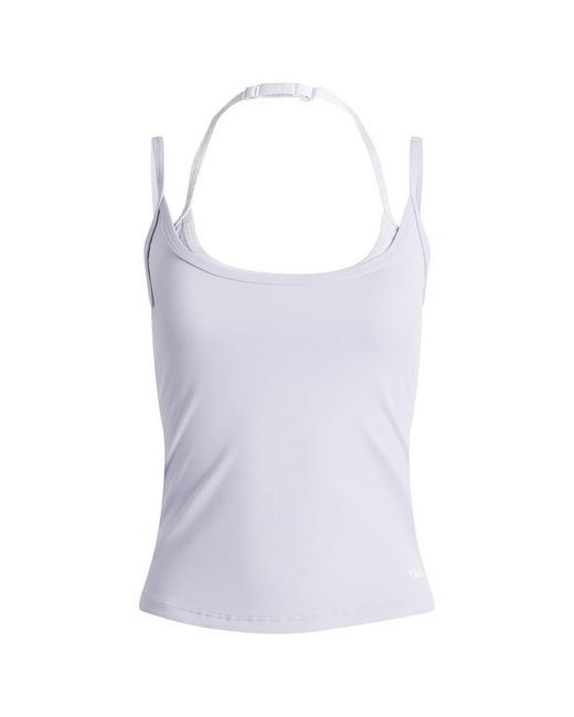 Tala Purple Double Layer Strappy Vest