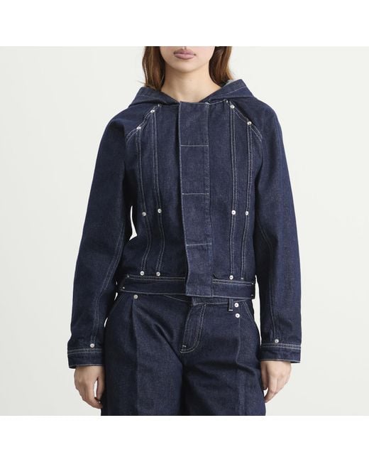 Peachy Den Blue The Lita Bomber Jacket