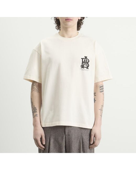 About Blank White Disc T-Shirt for men