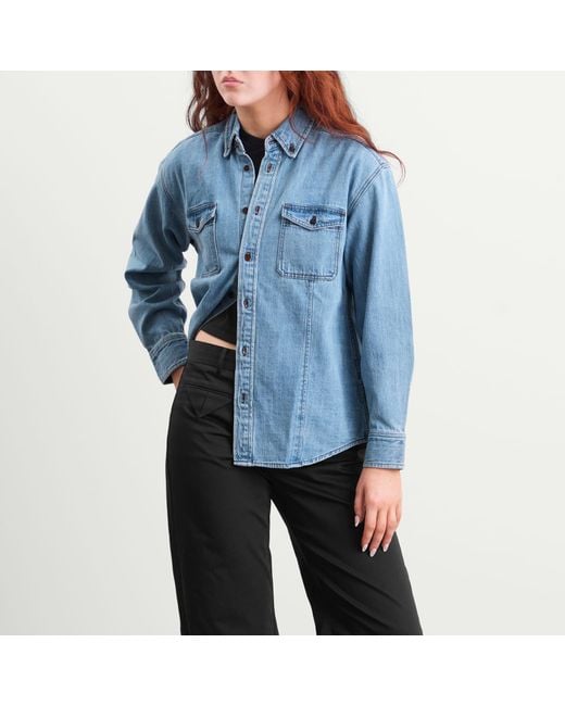 DUNST Blue Denim Shirt