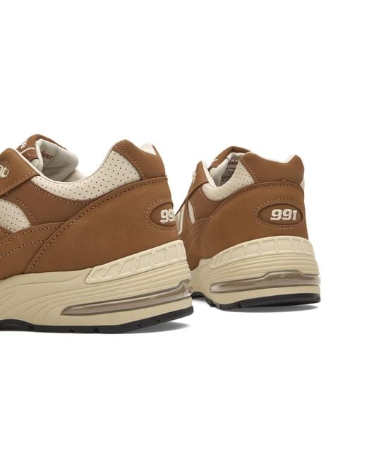 New Balance Brown 991V1 Sneaker