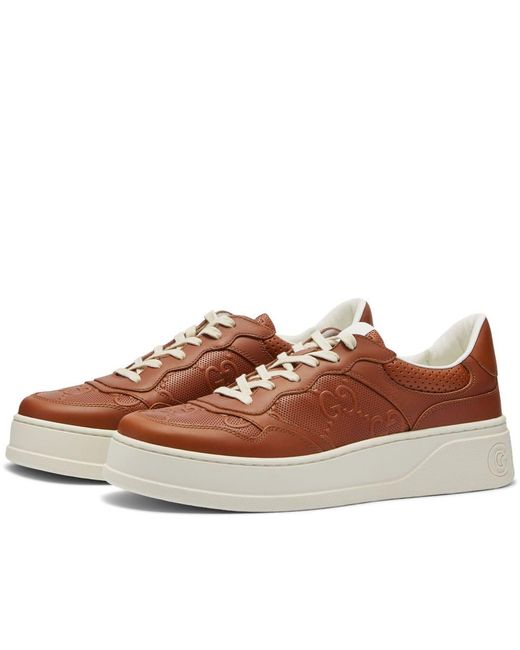 Gucci Brown Chunky B Sneakers for men