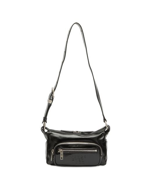 MARGE SHERWOOD Black Outpocket Hobo Mini Bag
