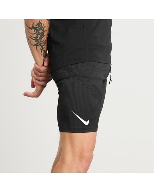 Nike Gray Running Aeroswift Half Tight for men