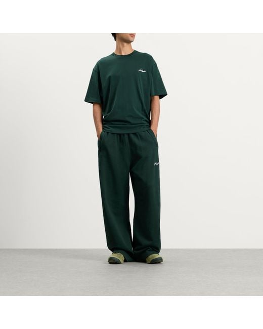 Acne Green Prowsen U Venice Logo Sweatpant for men
