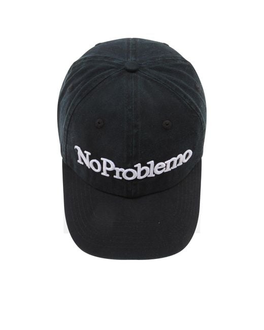 No Problemo Black Logo Cap for men