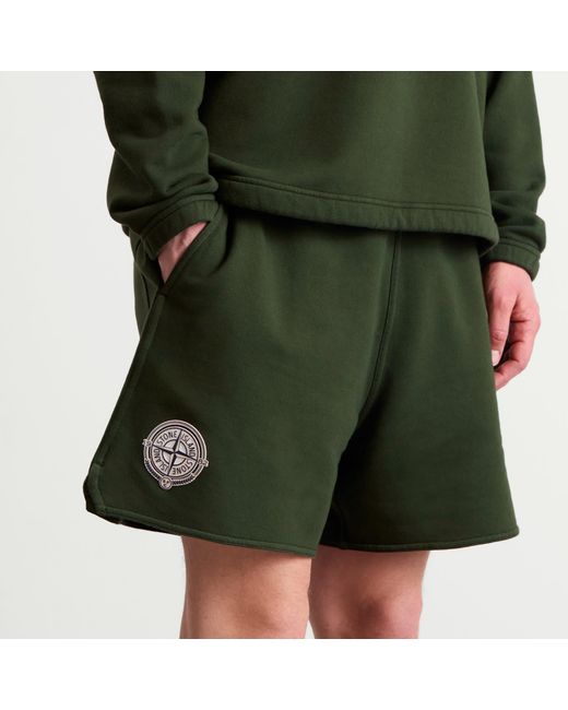 Stone Island Green X New Balance Shorts for men