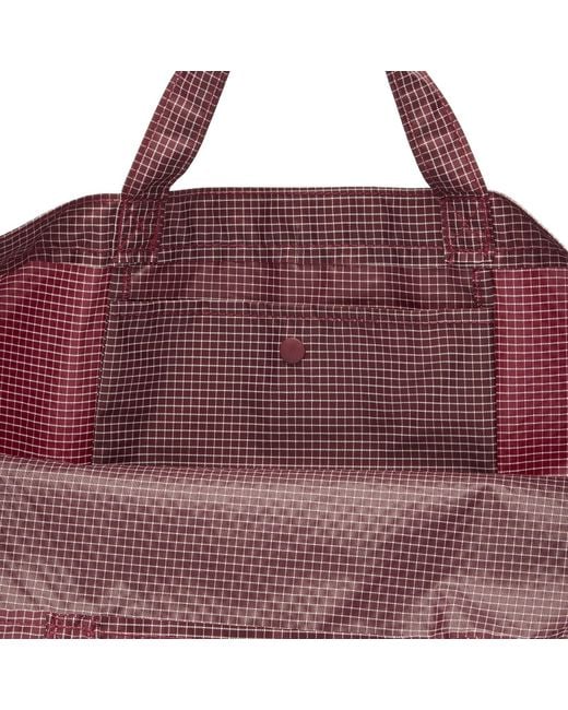 Hay Purple Grid Crossover Bag
