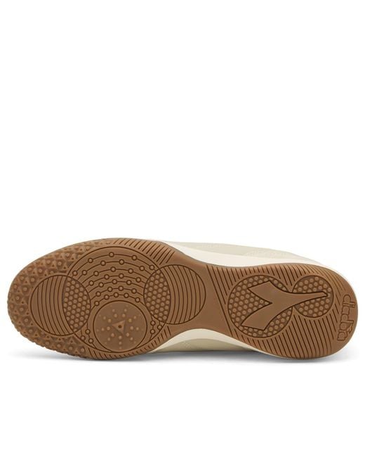 Diadora White Indoor Metallic Sneaker for men