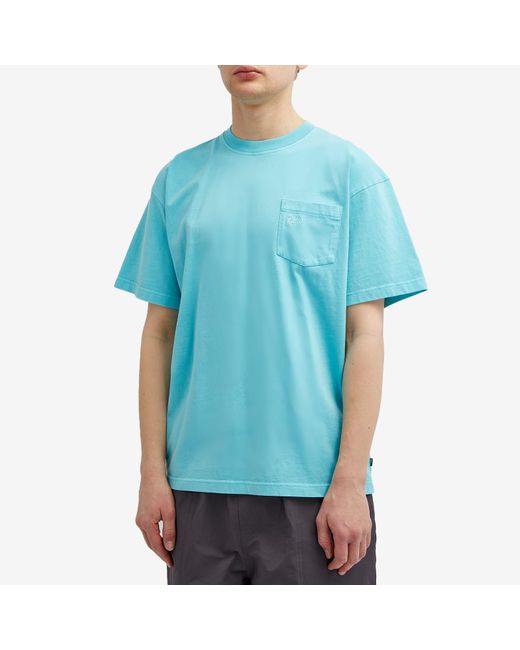 PATTA Blue Washed Pocket T-Shirt for men