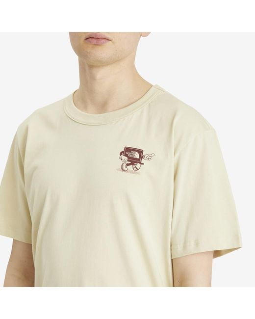 The North Face Natural Out Of Office Graphic T-Shirt for men