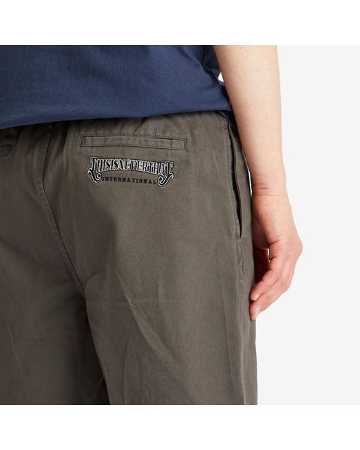 Thisisneverthat Brown Beach Short for men