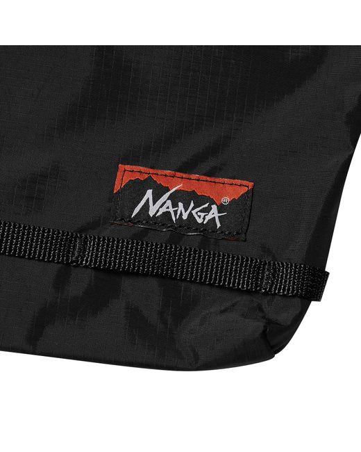 NANGA Black Aurora Tex Sacoche Bag for men