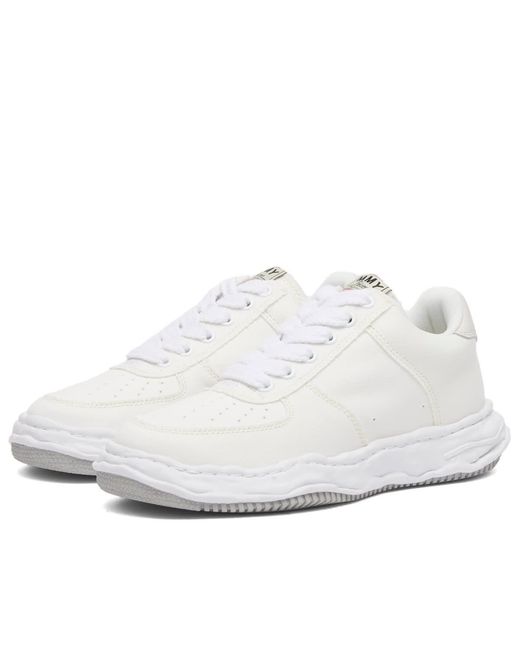Maison Mihara Yasuhiro White Wayne Original Low Leather Sneaker