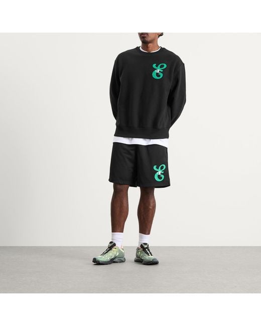 Champion Black For E By End. Crew Sweatshirt 'Emerald'