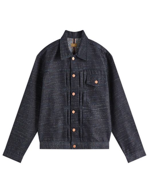 Dubbleware Blue Nimes Selvedge Denim Jacket for men