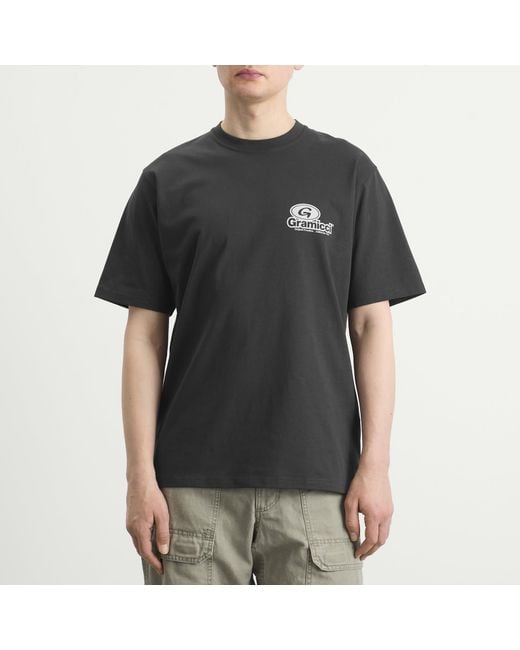 Gramicci Black '82 T-Shirt for men