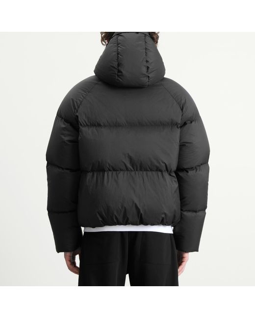 Cole Buxton Black Multicam Hooded Down Jacket for men
