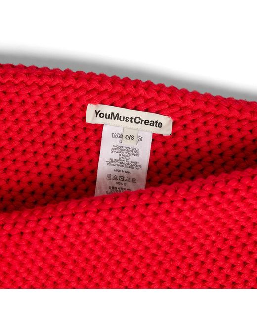 YMC Red Sleeve Scarf