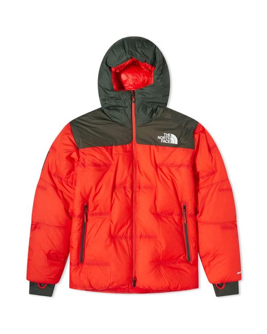 The North Face Red X Undercover Soukuu Cloud Down Nupste Jacket High Risk/Dark Cedar for men