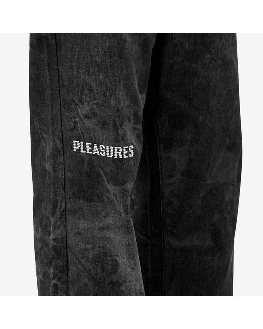 Pleasures Gray Formula Loose Jeans for men