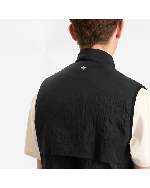 REPRESENT 247 Black Run Gilet for men