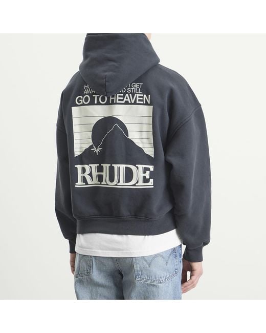 Rhude Blue Moonlight Pack Hoodie for men