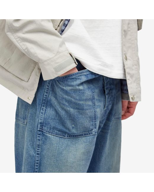 Human Made Blue Loose Denim Jeans for men