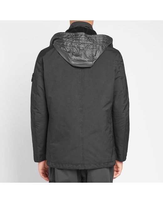 Stone Island Synthetic David Tc Parka in Black for Men - Save 45% - Lyst