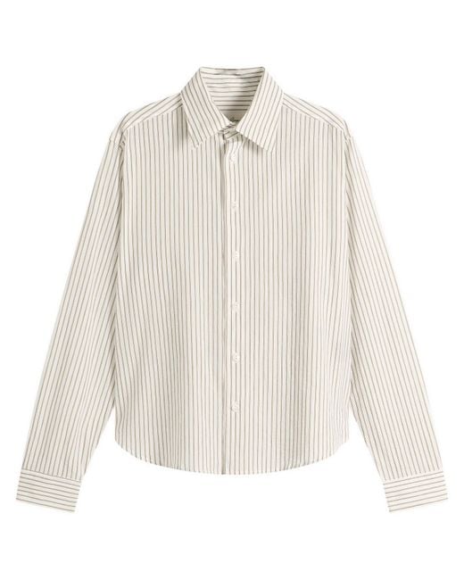 Second/Layer White Second Layer Sherman Shirt for men