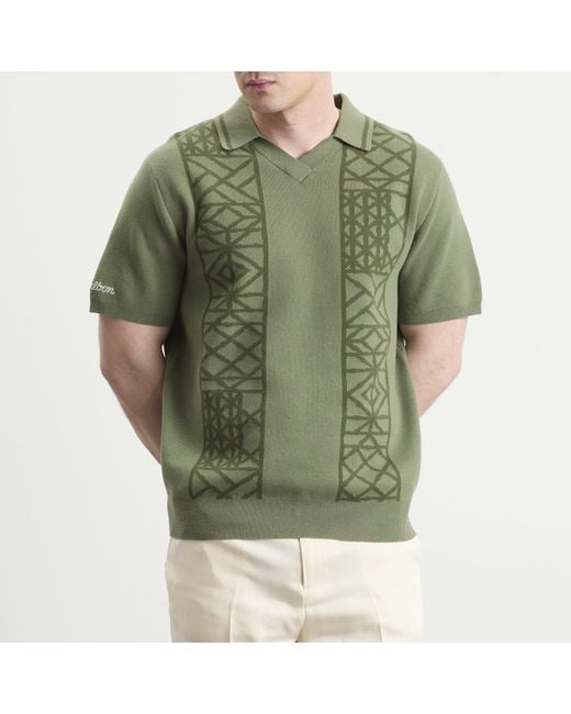 Malbon Green Habana Polo for men