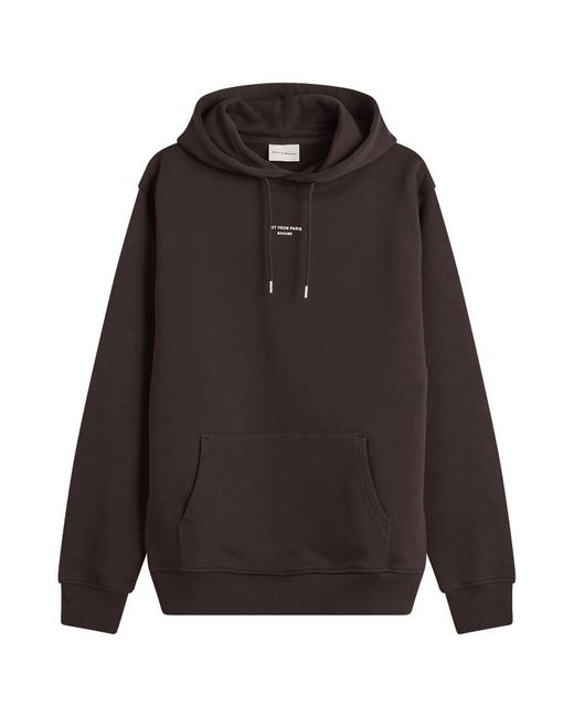 Drole de Monsieur Black Drole De Monsieur Classic Slogan Hoodie for men