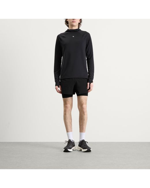 REPRESENT 247 Black Hybrid Short for men