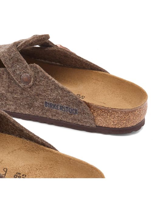 Birkenstock Brown Boston Clog for men