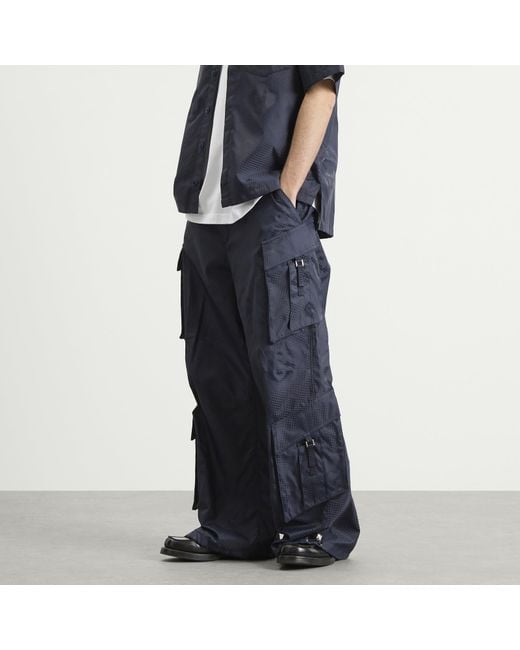 Casablanca Blue Cargo Trouser for men