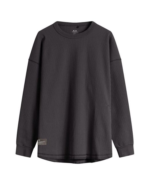 Oakley Black Fgl Union Longsleeve Wide T-Shirt 5.7 for men