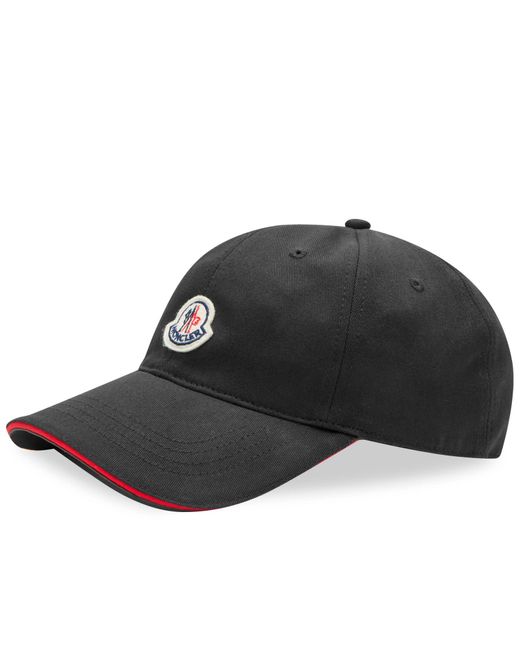 Moncler Black Tricolor Cap for men