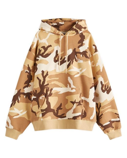 PATTA Brown Bark Woodland Camo Hoodie for men