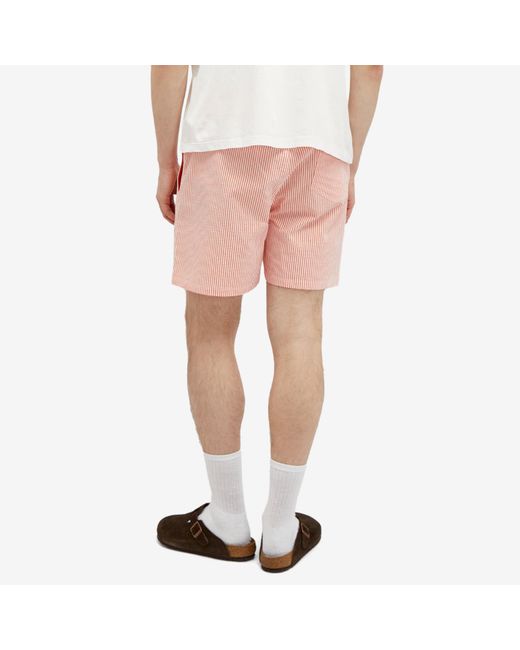 Polo Ralph Lauren Pink Striped Traveller Swim Shorts for men